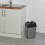 URBN Living (20L Black/Grey) 5/10/20/30/50L Plastic Bin with Butterfly Lid Kitchen 4
