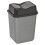 URBN Living (20L Black/Grey) 5/10/20/30/50L Plastic Bin with Butterfly Lid Kitchen 6