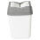 URBN Living (10L Grey/White) 5/10/20/30/50L Plastic Bin with Butterfly Lid Kitchen 1