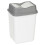 URBN Living (20L Grey/White) 5/10/20/30/50L Plastic Bin with Butterfly Lid Kitchen 1