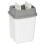 URBN Living (10L Grey/White) 5/10/20/30/50L Plastic Bin with Butterfly Lid Kitchen 2