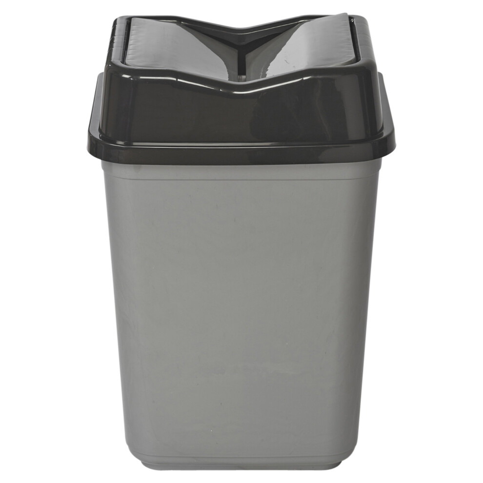 (30L Black/Grey) 5/10/20/30/50L Plastic Bin with Butterfly Lid Kitchen