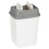 URBN Living (20L Grey/White) 5/10/20/30/50L Plastic Bin with Butterfly Lid Kitchen 5