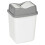 URBN Living (10L Grey/White) 5/10/20/30/50L Plastic Bin with Butterfly Lid Kitchen 3