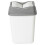 URBN Living (20L Grey/White) 5/10/20/30/50L Plastic Bin with Butterfly Lid Kitchen 3