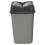 URBN Living (50L Black/Grey) 5/10/20/30/50L Plastic Bin with Butterfly Lid Kitchen 1