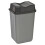 URBN Living (50L Black/Grey) 5/10/20/30/50L Plastic Bin with Butterfly Lid Kitchen 5