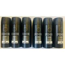 6 x 150ml Axe ( Lynx) BLACK Deodorant Body Spray