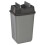 URBN Living (50L Black/Grey) 5/10/20/30/50L Plastic Bin with Butterfly Lid Kitchen 4
