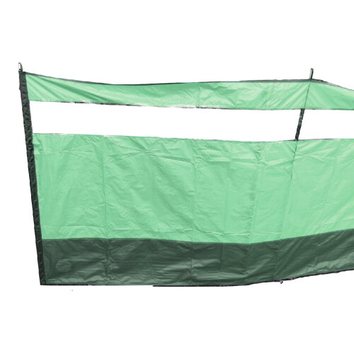 (Green) Heavy Duty Camping Windbreak 4 Pole (5M x 1.4M) 2