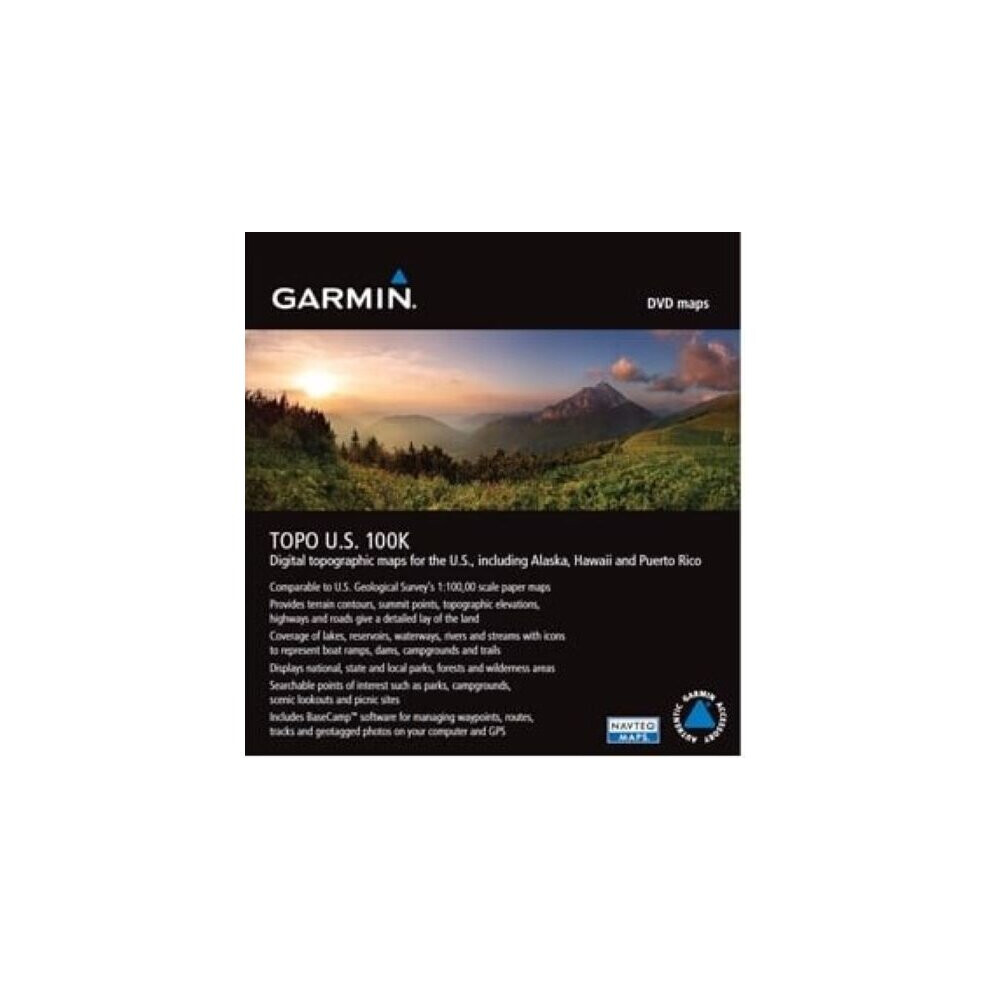 Garmin TOPO U.S. 100K microSD /SD card