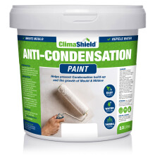 (2.5 Litres, Brilliant White) Smartseal - Anti-Condensation Paint - Reduce Condensation on Walls and ceilings - Protect from Moisture