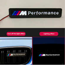 LED Light Logo Grille Emblem Decal Illuminated Badge For M Performance