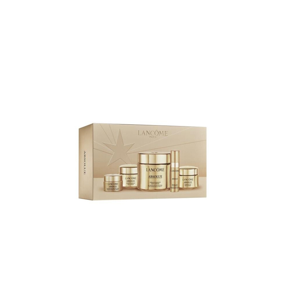 Lancome Absolue 5 Pcs Set: 2 Oz Soft Cream + 0.5 Soft Cream + 0.5 Rich Cream + 0.17 Eye Serum + 0.17 Eye Cream