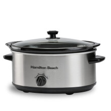 Hamilton Beach 'The Family Favourite' 6.5L Silver Slow Cooker