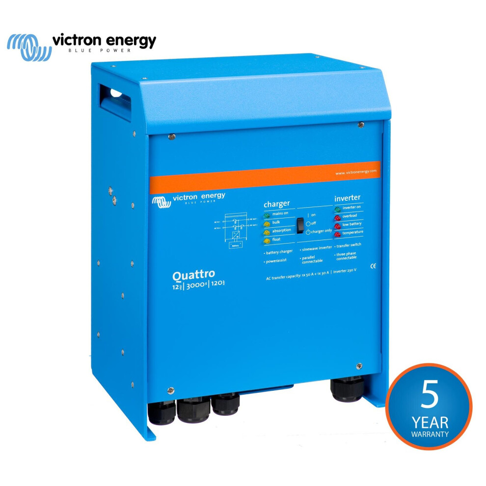 Victron Energy Quattro 12/3000/120-50/50 12V 3000VA QUA123020010 - Image 2