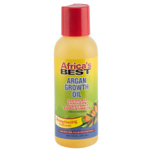 Africa's Best  Die nhrstoffreiche Formel des Argan-Wachstumsls strkt das Haar, stimuliert die Haarwachstumsbedingungen und beugt Trockenheit und