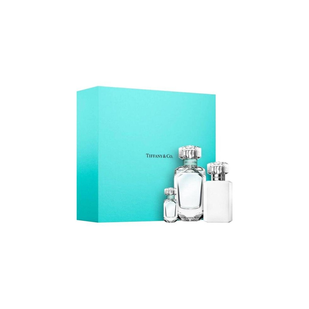 Tiffany & Co 3 Pcs Set For Women: 2.5 Eau De Parfum + 0.17 Eau De Parfum + 2.5 Body Lotion