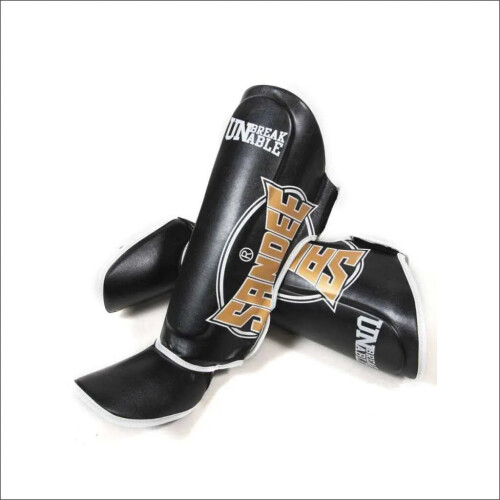 (Red, Medium) Sandee Cool-Tec Muay Thai Shin Guards 2