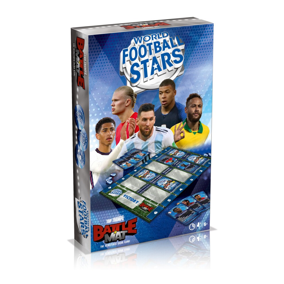 World Football Stars Top Trumps Battle Mat Card Game