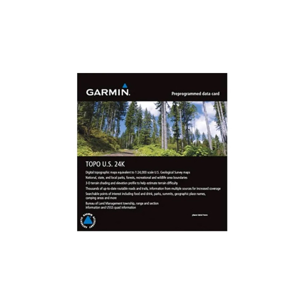 Garmin TOPO US 24K West microSD/SD card