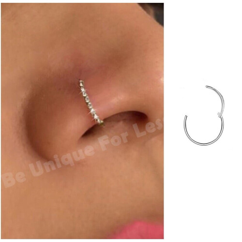 Buy Small Nose Ring Hoop, 5mm-6mm 6mm-7mm 7mm-8mm, 22 Gauge Adjustable Nose  Ring Hoop, Stud Nose Hoop, Nose Ring Gold 22g, 22g Open Gold Nose Online in  India - Etsy