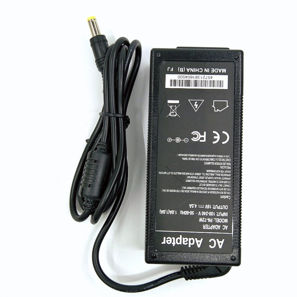 (A-) Pa-72W Laptop Ac Power Adapter Charger For Ibm Thinkpad T40 T41 T42 T43 16V 4.5A 72W 5.5*2.5Mm 92P1016 92P1017 Laptop Ac Adapter Black 4855672976421