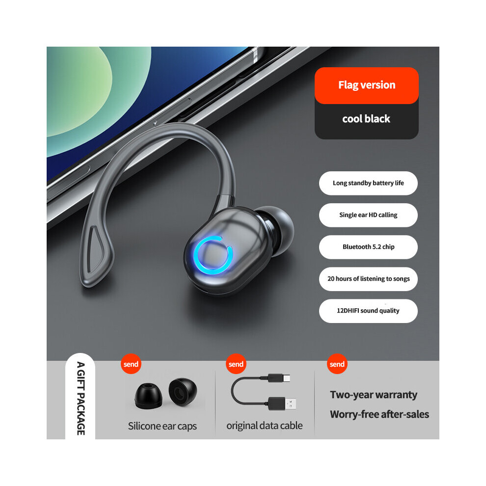 (A-) W6 Tws Earphone In Ear Bluetooth Wireless Headset Headphone Sport Earbuds Earphones Cellphones Gamer Headphones With Mic Stereo Black 4851205039779