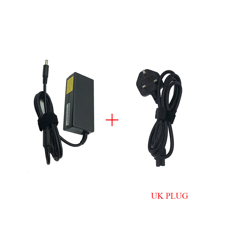 (A-With Uk Plug) 19.5V 3.34A 65W 4.5*3.0Mm Laptop Charger Adapter For Dell Inspiron 15 3551 3552 3558 5551 5552 5555 5558 5559 7568 P28e P57g 4855672905872