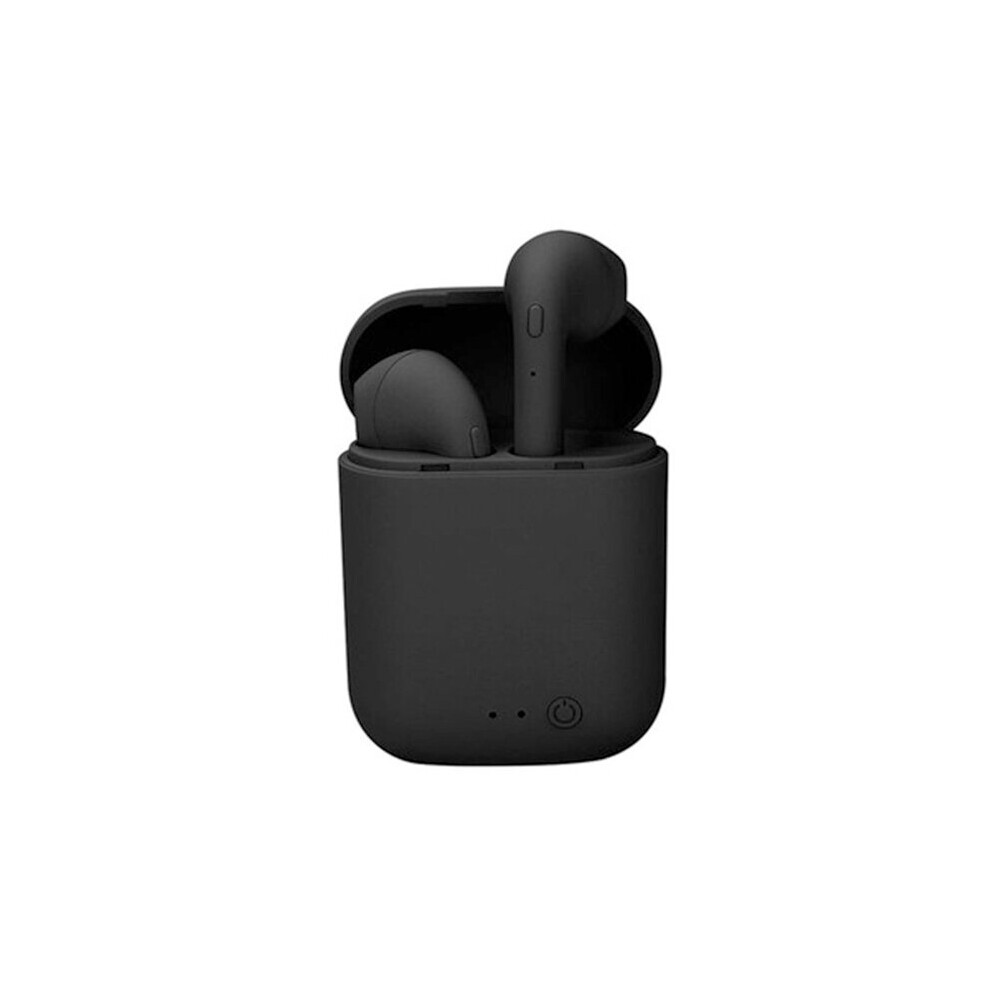 (A-Matte I7mini2) I7s Mini 2 Tws Wireless Headphones Bluetooth 5.0 Earphone Matte Macaron Earbuds Handsfree With Mic Charging Box Headset Black 4851204880167