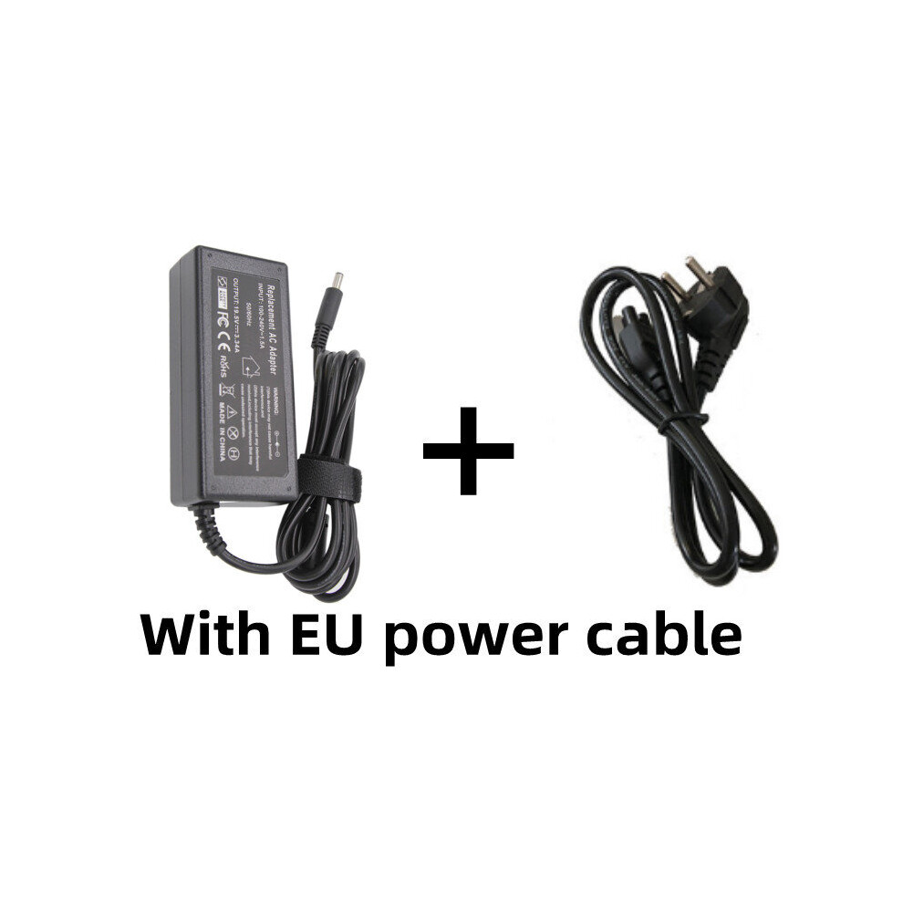 (A-With Eu Plug) 19.5V 3.34A 65W 4.5*3.0Mm Laptop Charger Adapter For Dell Inspiron 14 15 17 3551 3552 3558 5551 5552 5555 5558 5559 7460 7569 4855672916113