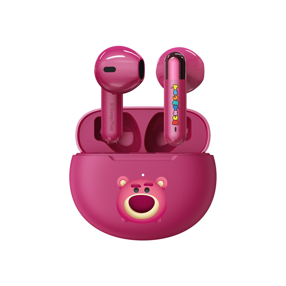 (A-Rose ) Disney F5 Wireless Bluetooth Earphones 5.1 Earbuds Sport Waterproof Headsets Noise Uction Headphone With Mic Red 4851205033975