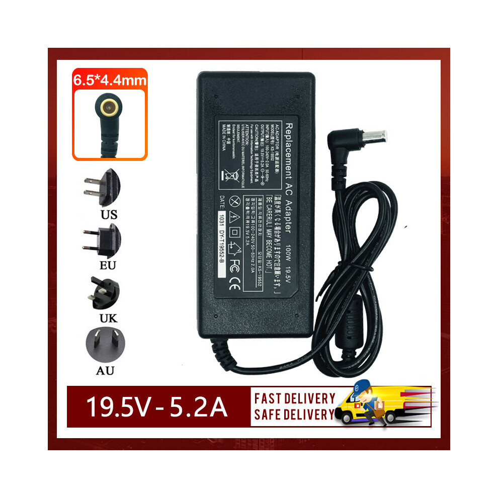 (A-) New 19.5V 5.2A 100W 6.5*4.4Mm Adapter For Sony Lcd Tv Adcp-100E03 Acdp-100D01 Power Supply 4855672909665