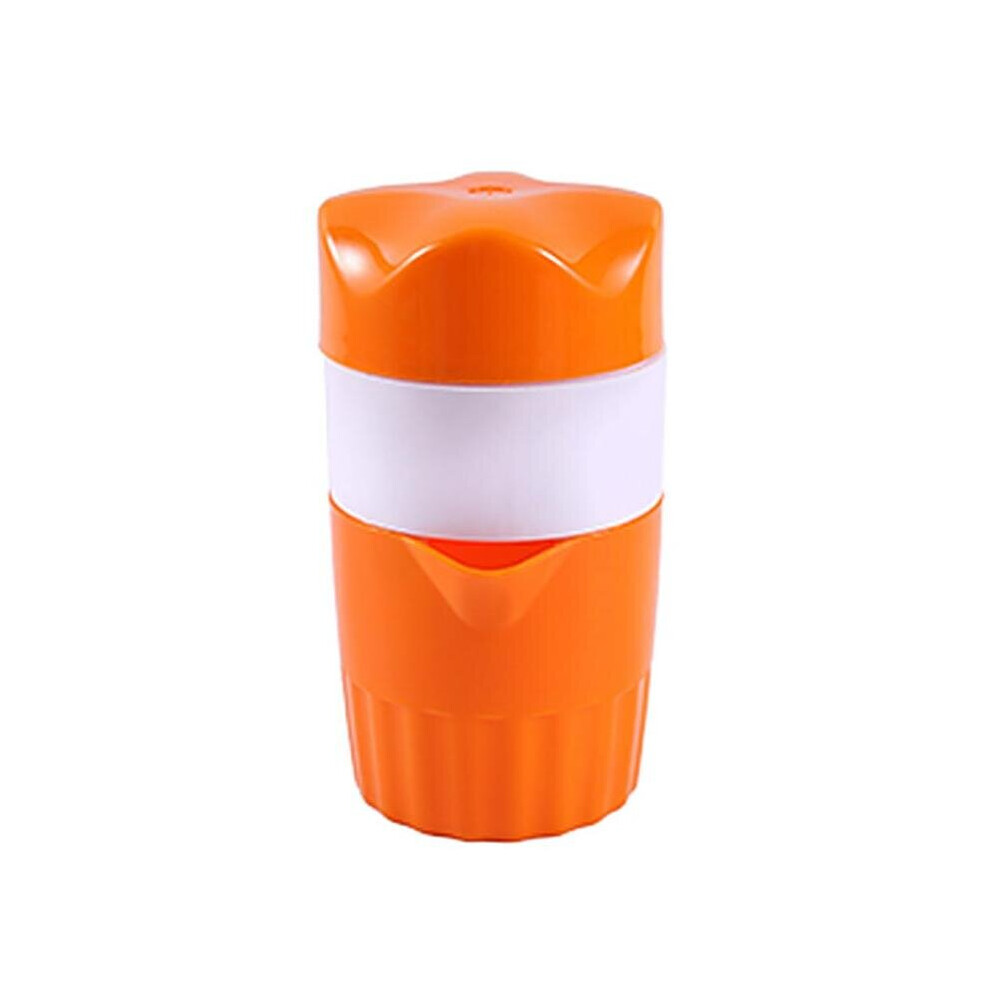 (a-Orange) Portable Manual Citrus Juicer for Orange Lemon Fruit Squeezer 300ML Orange Juice Cup Child Outdoor Potable Juicer Machine-image-OPC-PBYQ87S-NEW