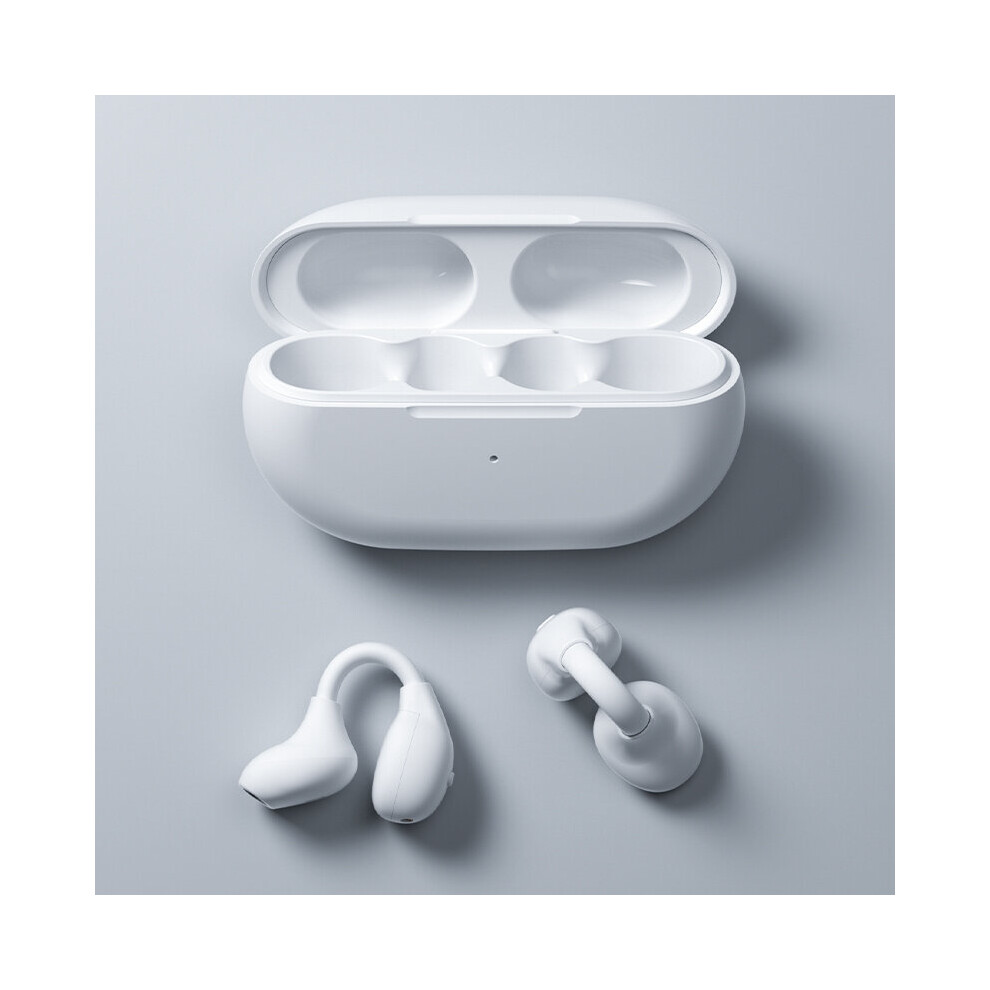 (A-) Wireless Tws Bluetooth 5.3 Earphones Bone Conduction Headphones Lightweight Comfortable Headset Sports Earbuds Ear Hook With Mic White 4851205051436