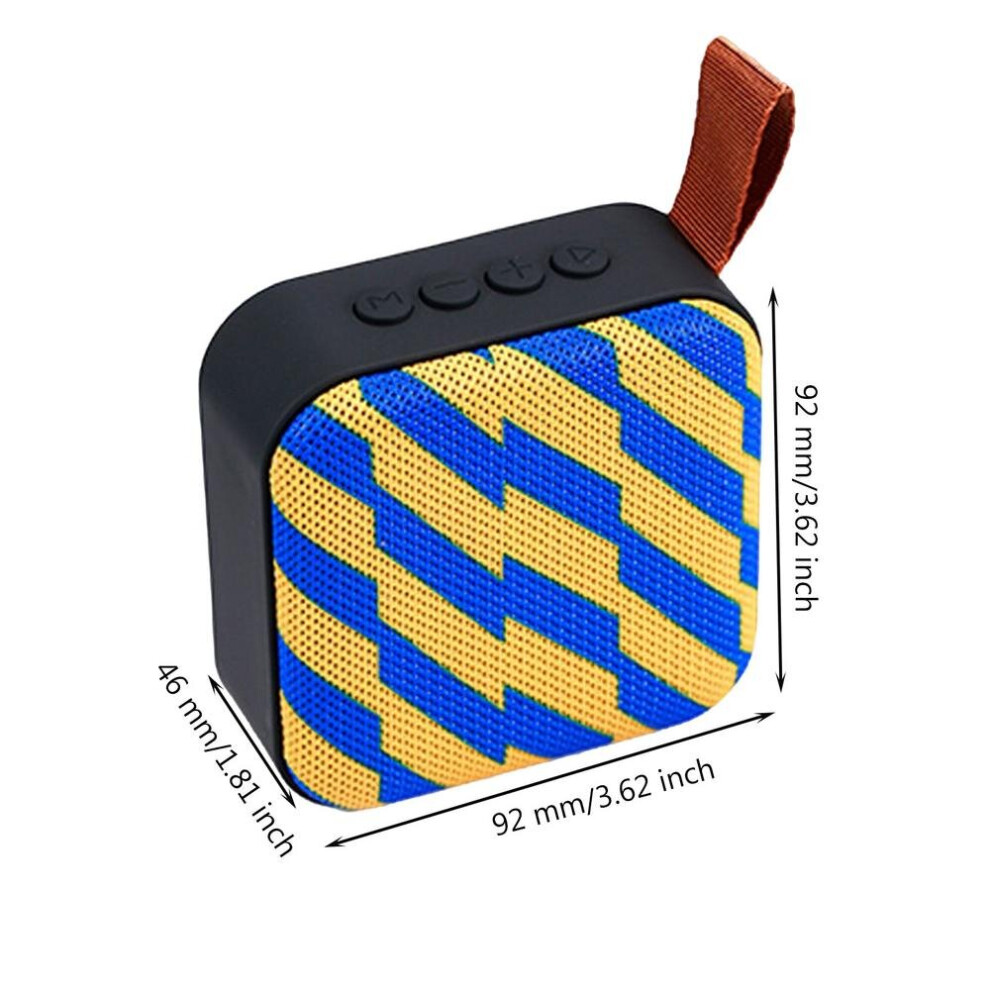 Photos - Speakers  HD Sound Mini Speaker Wireless Portable Speaker For Home Outdoor And Travel Waterproof Wireless Speaker(a-colorful yellow)
