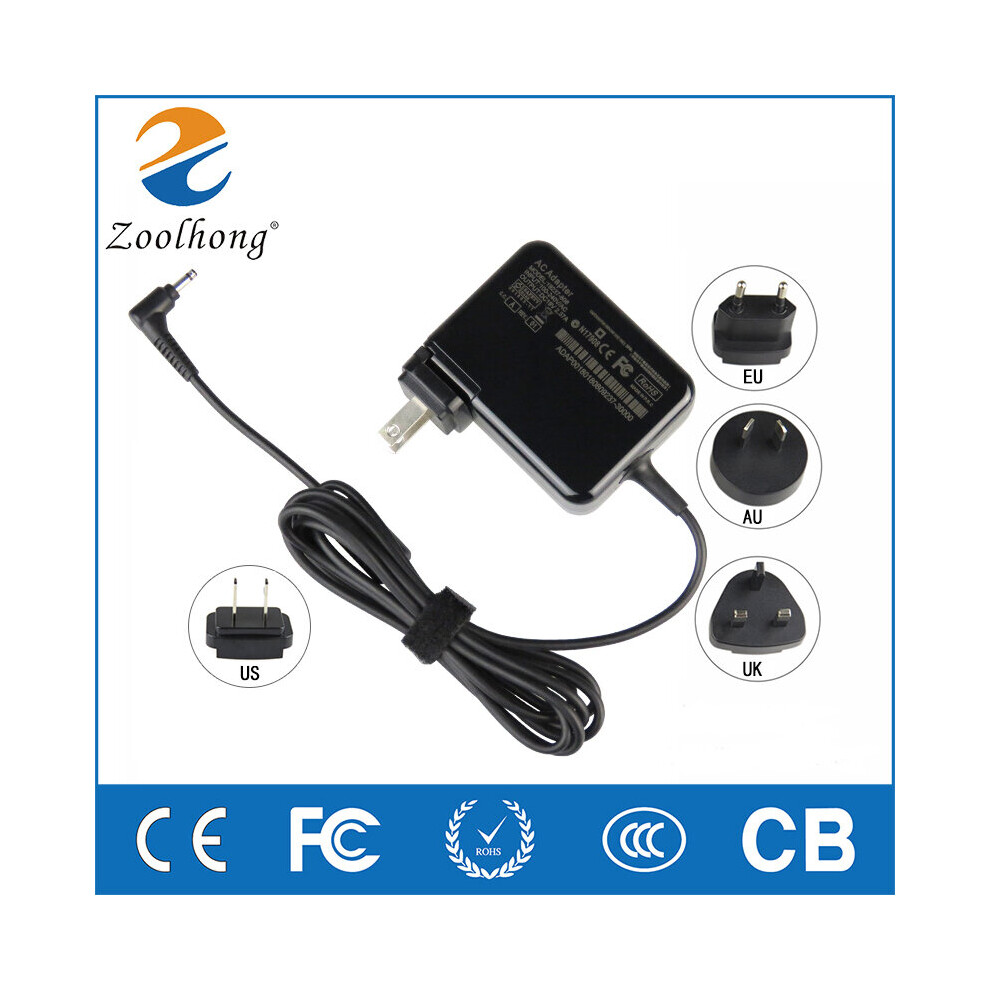 (A-Eu Us Au Uk Plug) 19V 2.37A 4 Plug In 1 Laptop Ac Adapter Charger For Acer Spin 3 Sp315-51,Spin 5 Sp513-51 Sf514-51,Swift 1 Sf114-31,Swift 3 Sf314 4855672930577