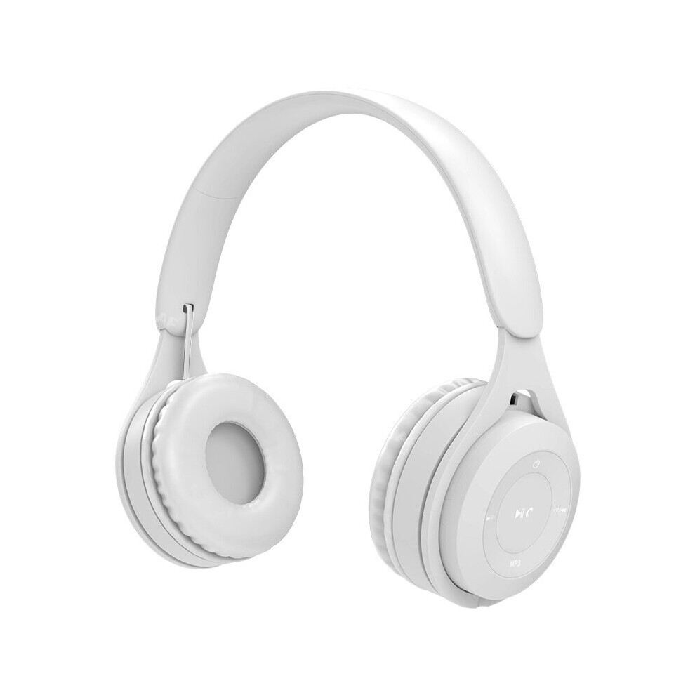 (A-Y08 ) Wireless Headphones 5.0 Bluetooth Earphone Foldable Bass Stereo Sports Game Headset Handfree Earbuds With Mic For Android Ios White 4851205056400