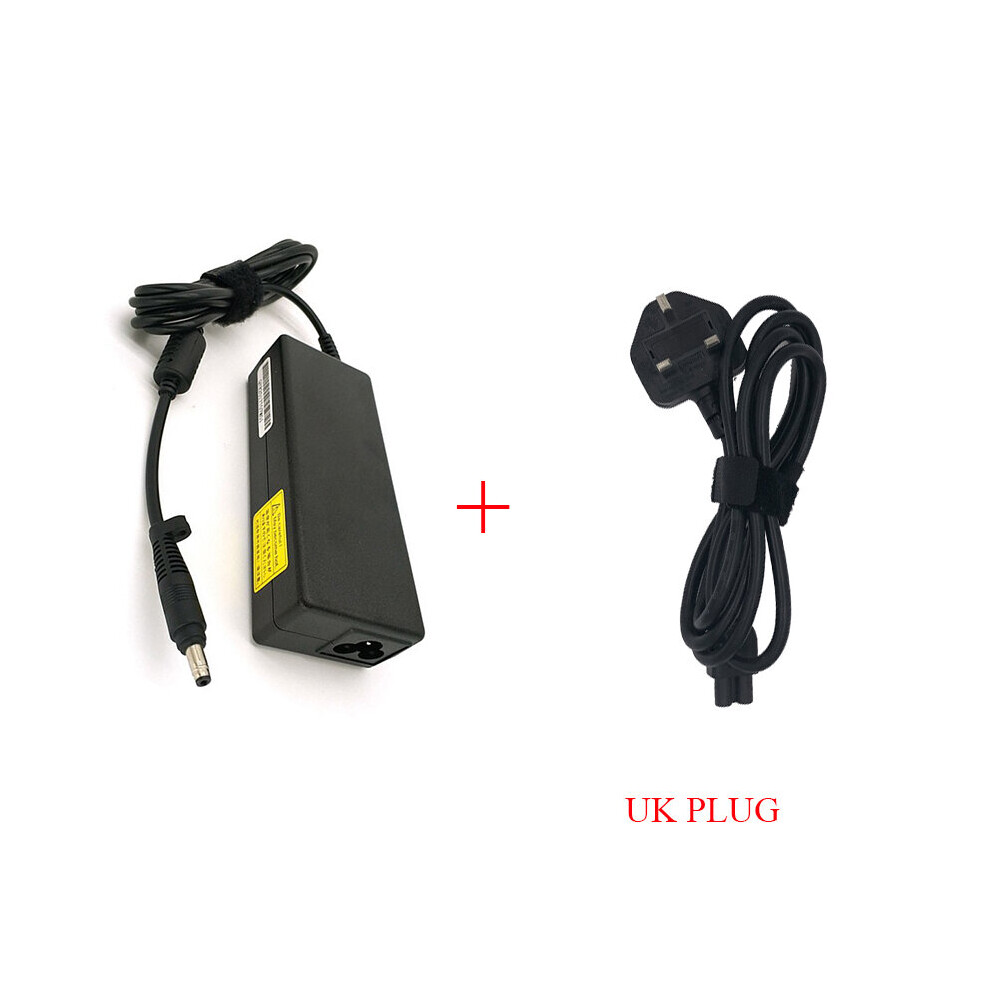 (A-With Uk Plug) Qinern 19V 4.74A 90W 4.8*1.7Mm Ac Laptop Charger Power Adapter For Hp G70/G70t/G71 Laptop Adapter For Hp Portable Charger 4855672931338