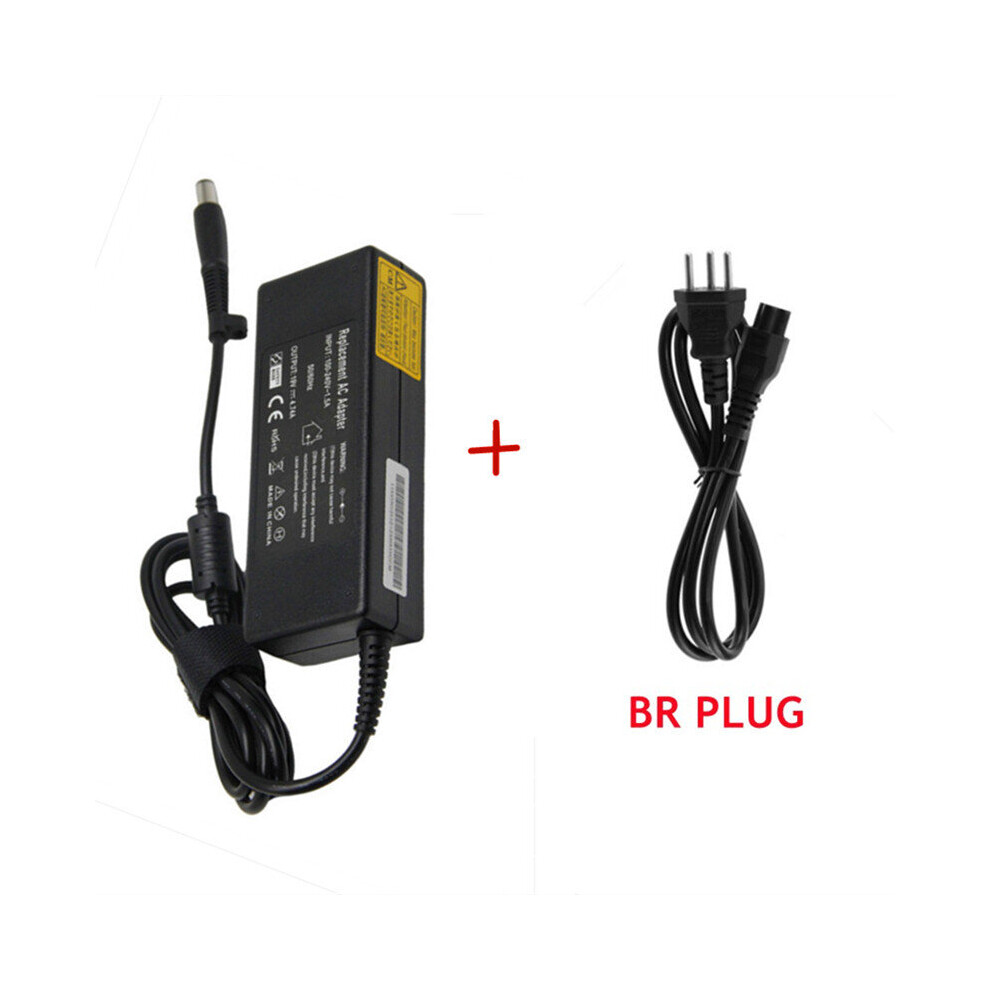 (A-With Br Plug) 19V 4.74A 7.4*5.0Mm 90W Ac Laptop Notebook Adapter Charger For Hp Pavilion Dv3 Dv4 6535S,6570B 6530S 6930P 6530B Probook 430 G1 4855672936302