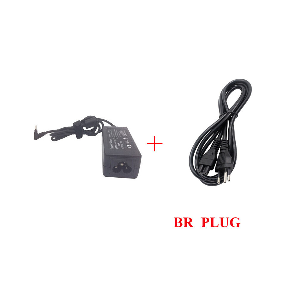 (A-With Br Plug) 19V 2.1A 40W 3.0*1.0Mm Power Supply For Laptop Ac Adapter Charger For Samsung Np530u3c Np530u3b Np535u3c Np54 Notebook 4855672966316