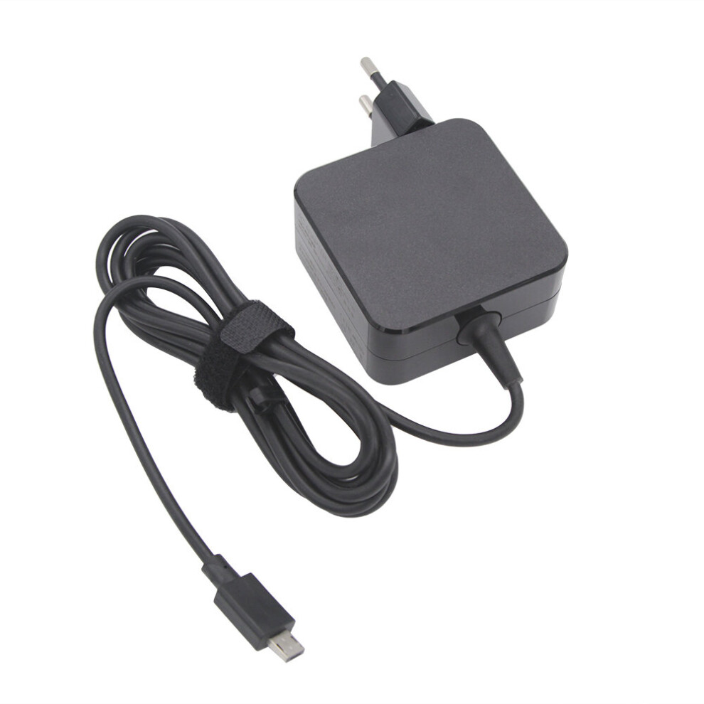 (A-Eu Plug) 19V 1.75A 33W Micro-Usb Ac Laptop Adapter Power Charger For Asus Eeebook X205 X205t X205ta E202 E202sa E205sa Exa1206uh Netbook 4855672914454