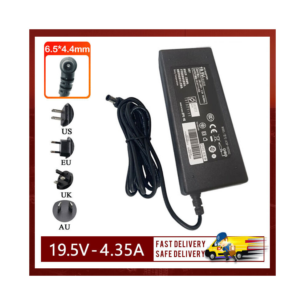 (A-Adapter) New 19.5V 4.35A 6.5*4.4Mm Ac Adapter For Sony Acdp-085N02 Lcd Tv Power Supply 4855672911002
