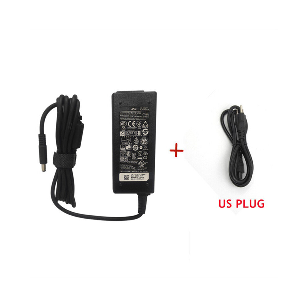 (A-Adapter With Us Plug) 19.5V 2.31A 45W Ac Adapter Laptop Power Supply For Dell Hk45nm140 La45nm140 Ha45nm140 Kxttw Xps12/13 L321x 7437 9343 9350 936 4855672928055