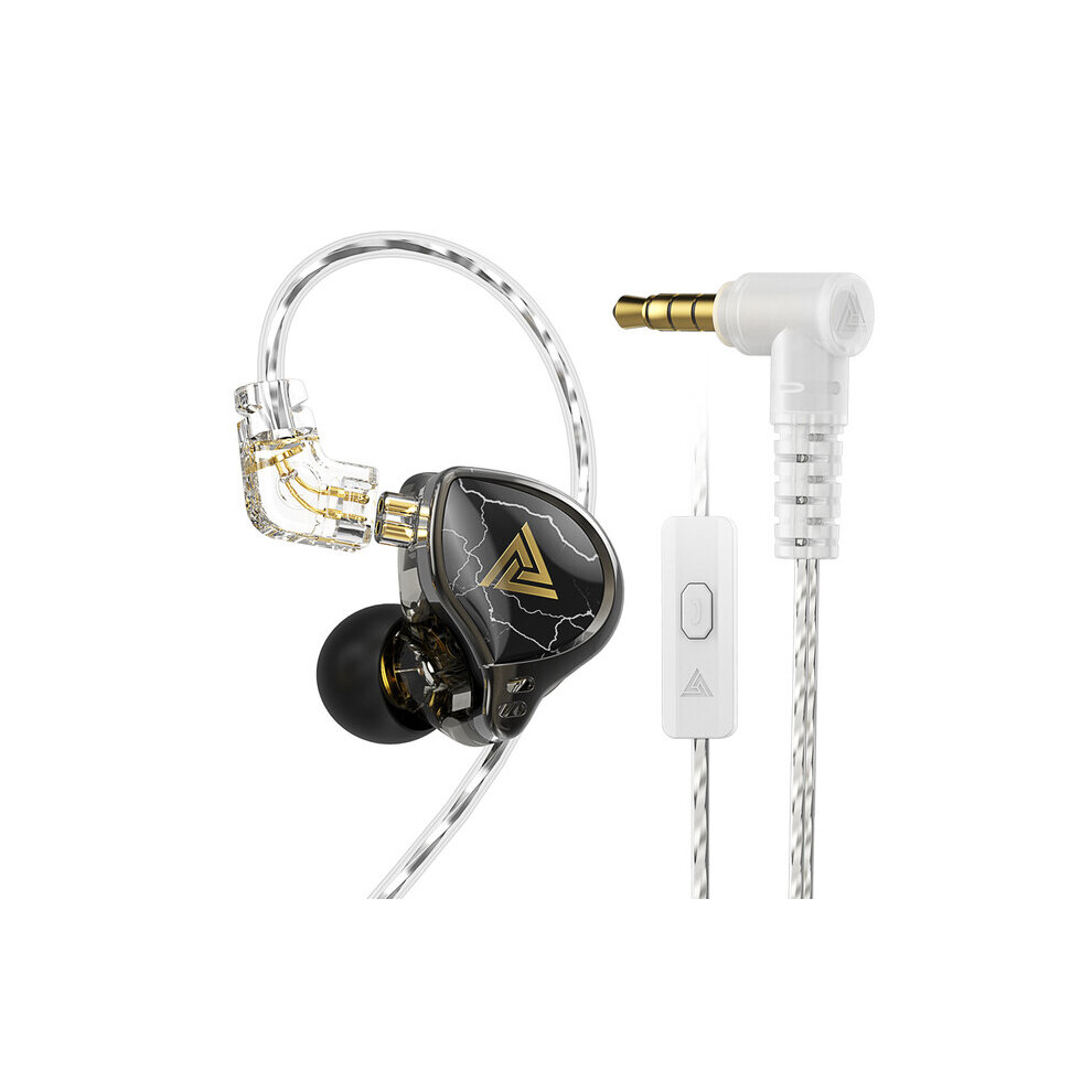 (A-Hbb Mic) Qkz X Hbb Earphones 1 Dynamic Hifi Bass Earbuds In Ear Monitor Headphones Sport Noise Cancelling Headset 4851205053867