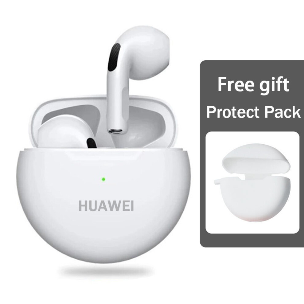 (A-Pro 6 Wthie) Huawei Mini Freebuds True Wireless Earphones Bluetooth Headphones Headsets Tws Hifi Stereo Earbuds Waterproof Handsfree Earpiece 4851204924106