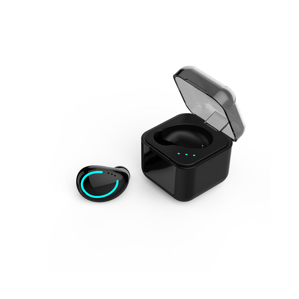 (A-) Single Ear Bluetooth Earphones 5.0 In Ear Music Wireless Earbuds Sports Invisible Earplug Headset One-Button Stereo Earphone Black 4851205006252
