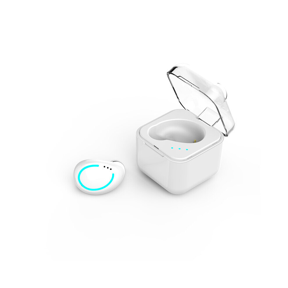 (A-) Single Ear Bluetooth Earphones 5.0 In Ear Music Wireless Earbuds Sports Invisible Earplug Headset One-Button Stereo Earphone White 4851205006306