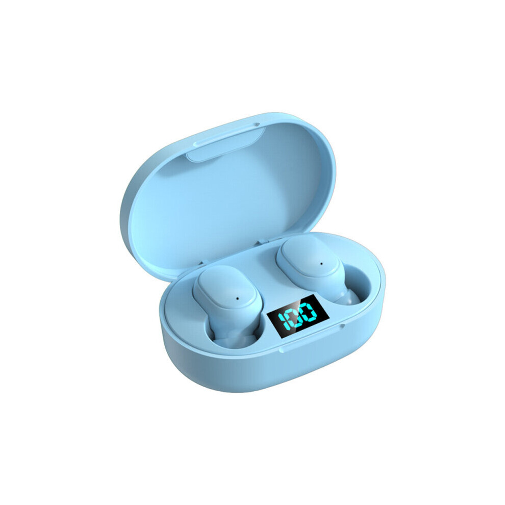 (A-) E7s Tws True Wireless Earphones In-Ear Portable Tooth Headphones Led Display Headsets Ipx Sports Waterproof Earbuds With Mic Blue 4851205062029