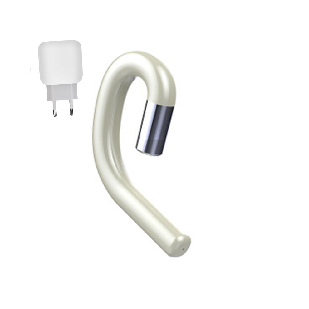 (A-Charger ) S10 Bluetooth 5.0 Headset Wireless Unilateral Ear Hook Earphone Business Sport Handsfree Earbuds With Mic Gold 4851204981666